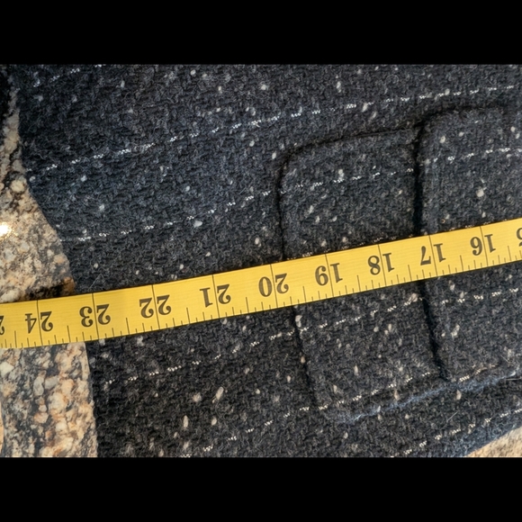 Zara Black and White Tweed Jacket 80% wool - Picture 14 of 16